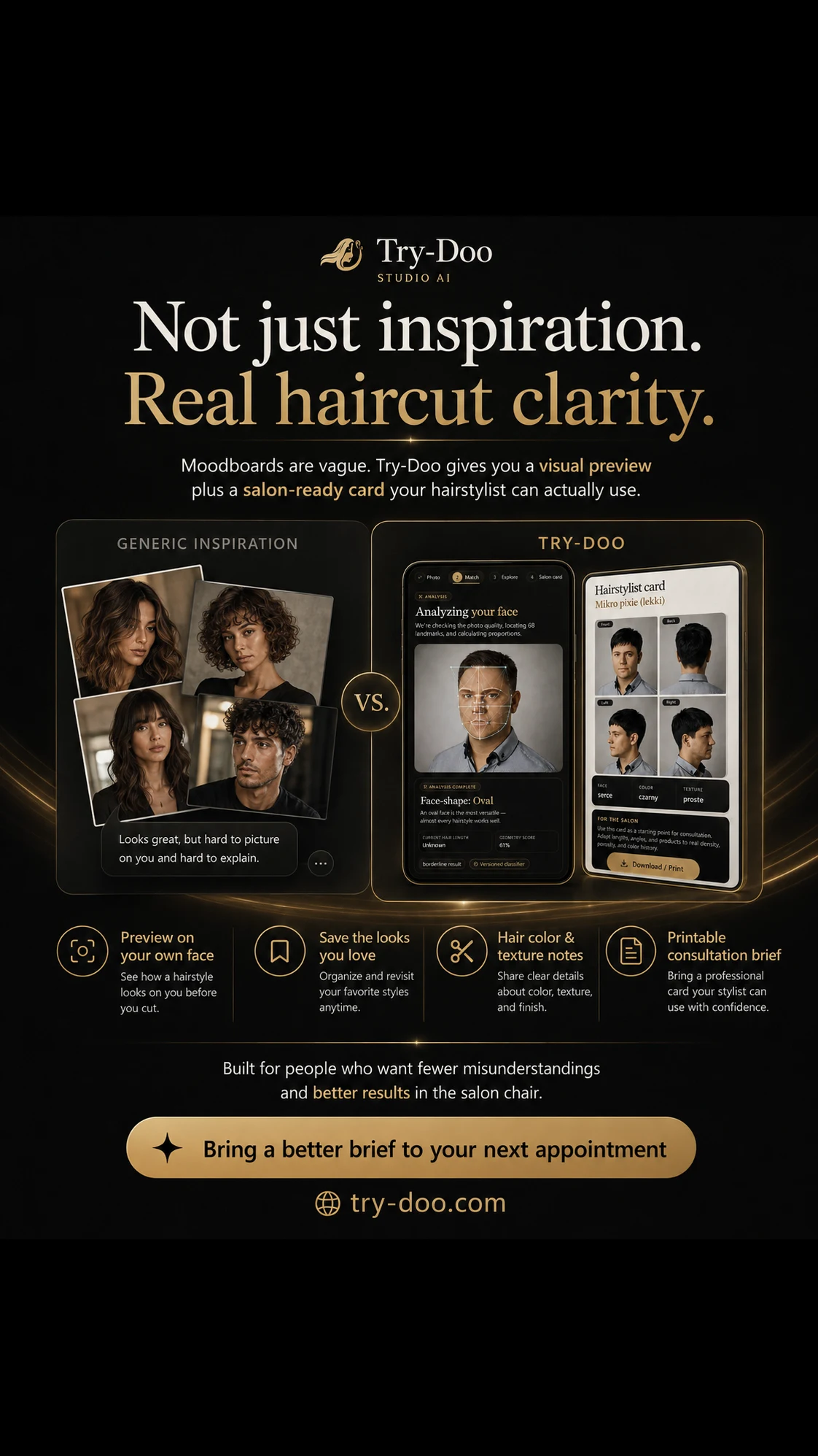 Try-Doo AI Hairstylist screenshot
